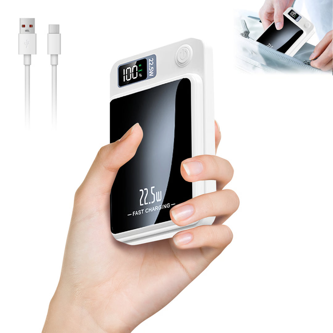 Magnetic Wireless Power Bank Portable Fast Charging Power Bank with LED Display