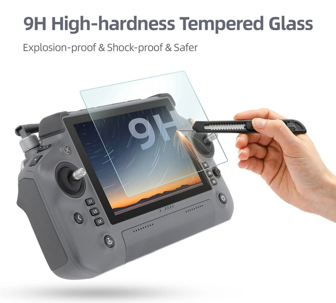 2-Pack Premium HD Tempered Glass Screen Protectors for Remote Controllers