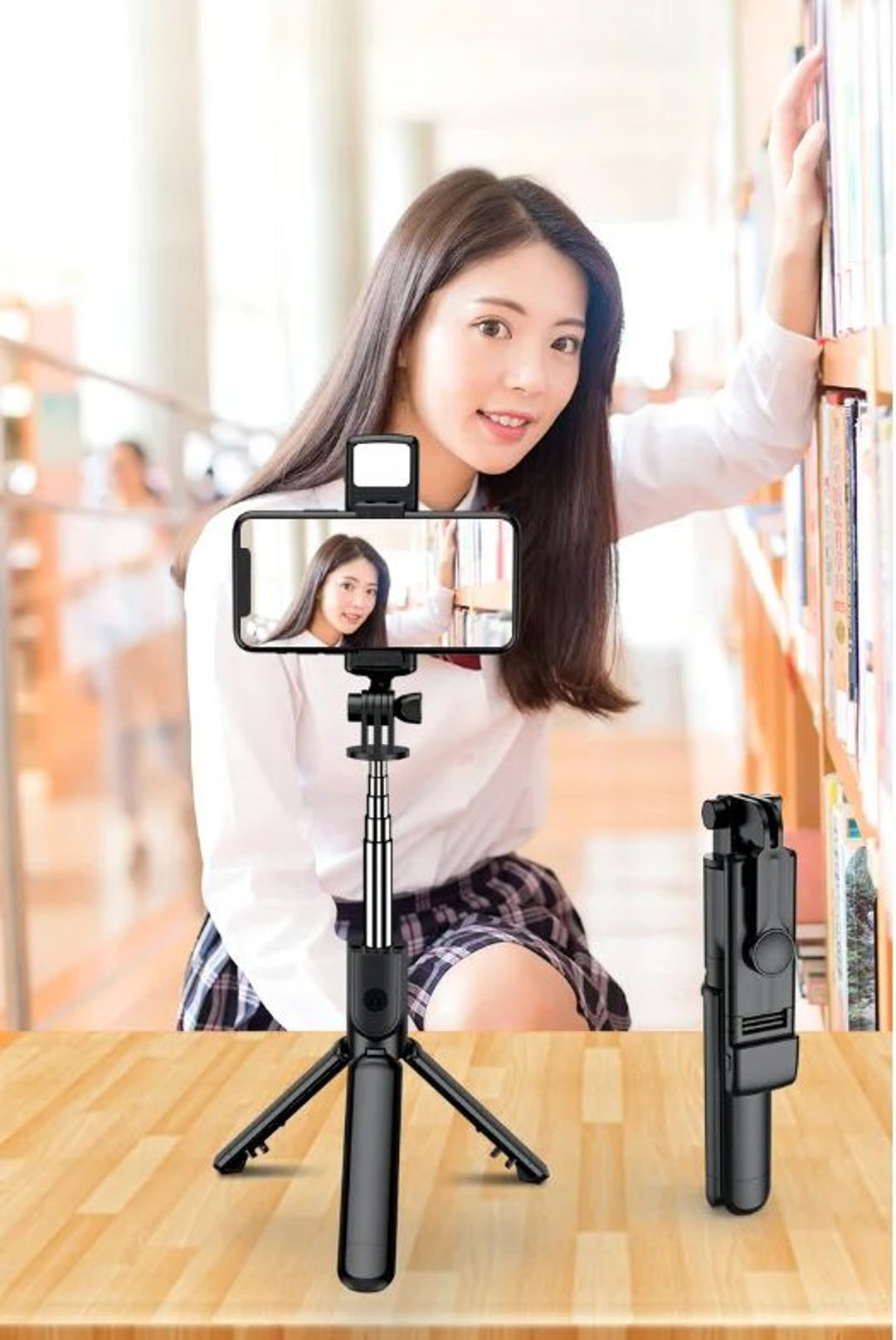 360° Flexible Selfie Stick Tripod