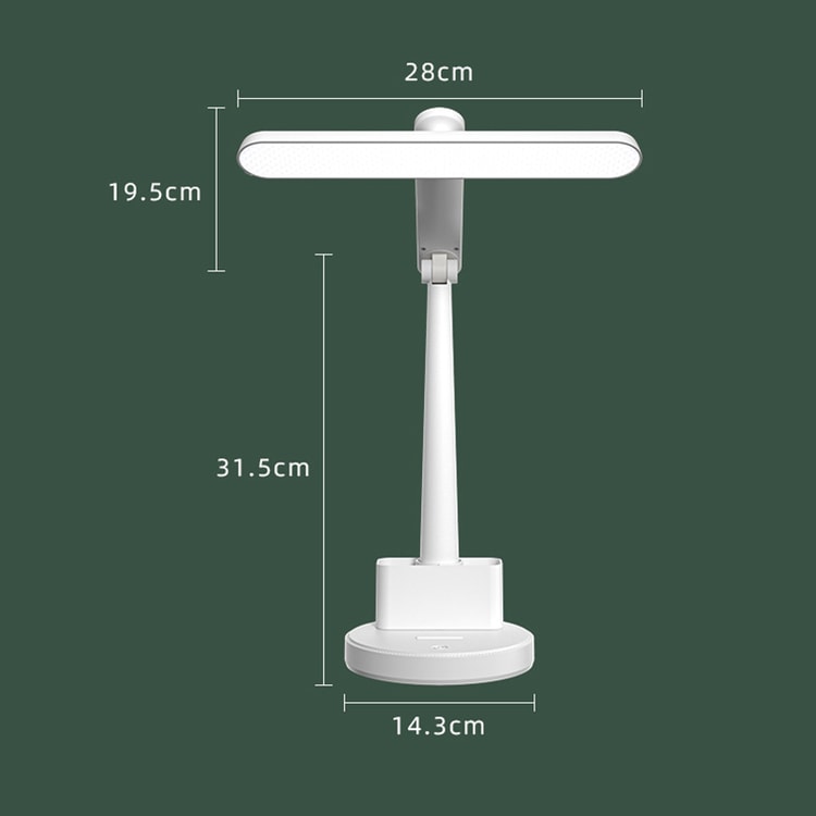 Rechargeable Foldable LED Desk Lamp for Reading, Studying & Office Use