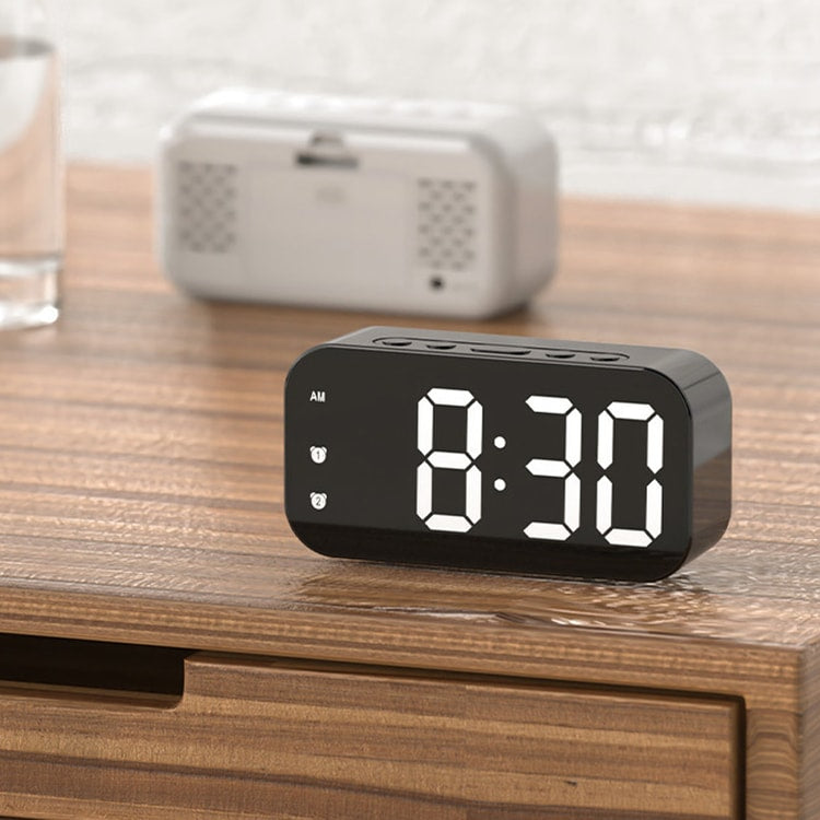 Smart LED Digital Alarm Clock with Sound Control & Temperature Display