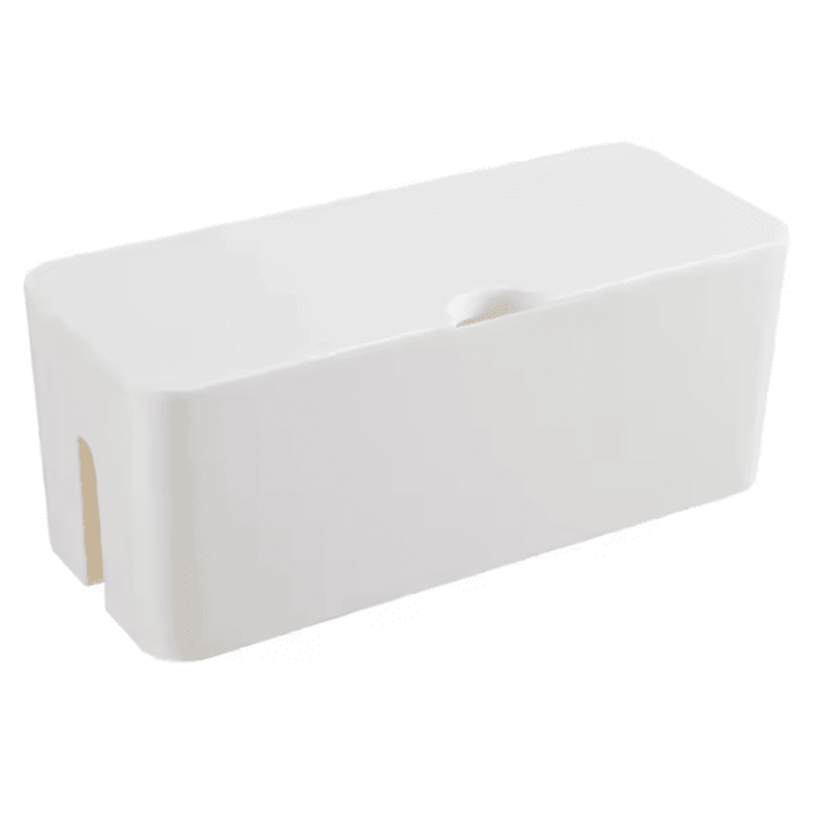 Wooden Cable Management Box for Power Strips & Charger Organization